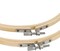 20 PCS 8 Inch Bamboo Embroidery Hoop, 20cm Cross Stitch Circle Ring
